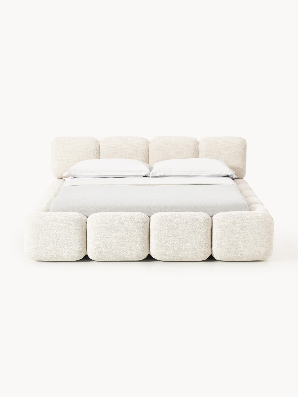 Taylora Bouclé Upholstered Bed