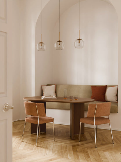 Tonvel Oval Wooden Dining Table, in Various Sizes