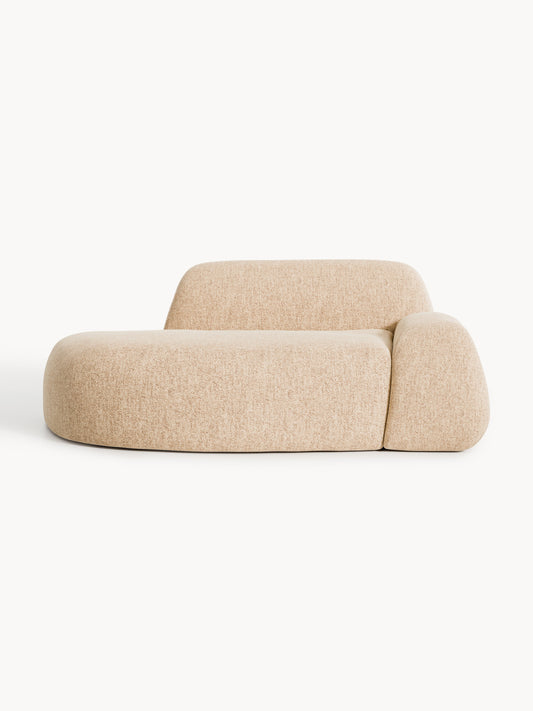 Wolna Bouclé Sofa (2-Seater) with Chaise Longue