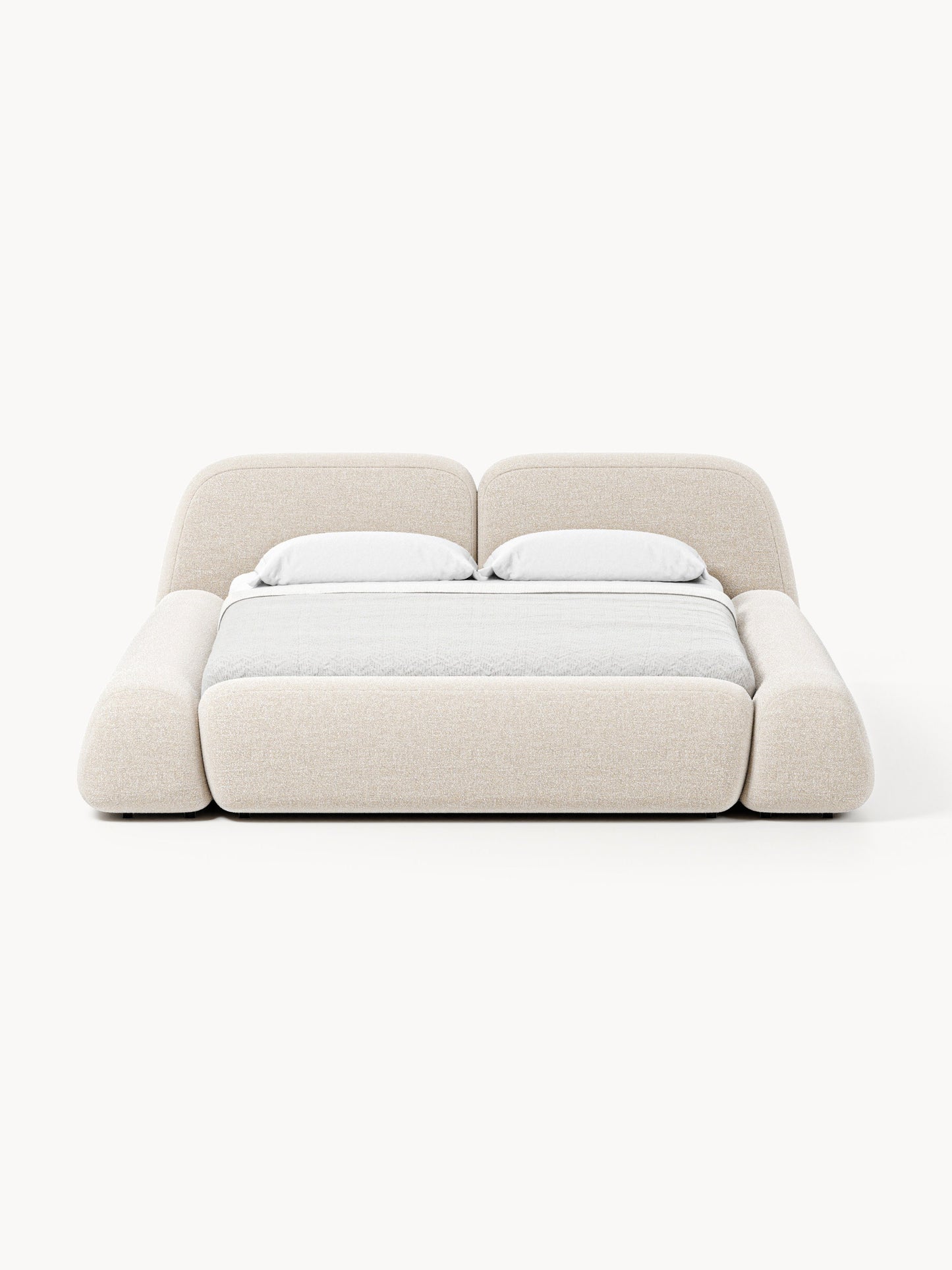 Wolna Bouclé Upholstered Bed