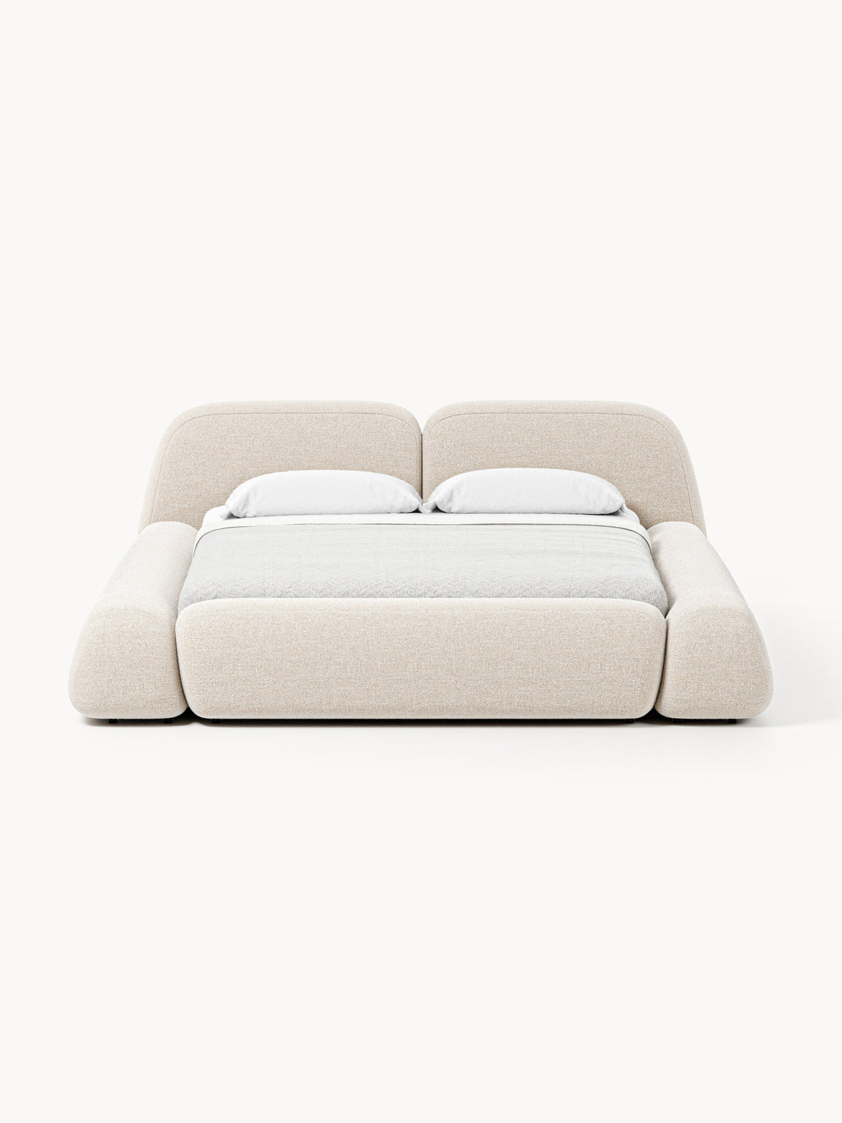 Wolna Bouclé Upholstered Bed