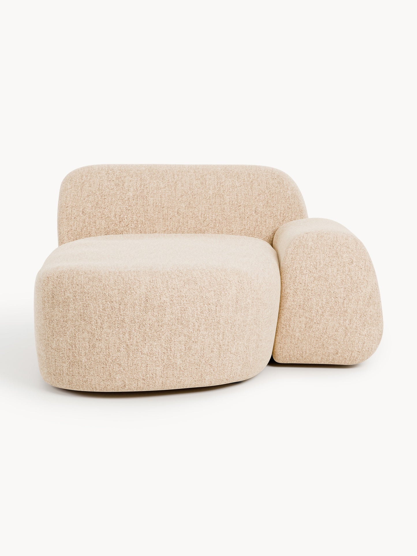 Wolna Chaise Corner Module in Bouclé