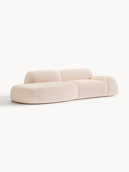 Wolna Modular Bouclé Chaise (3-Seater)