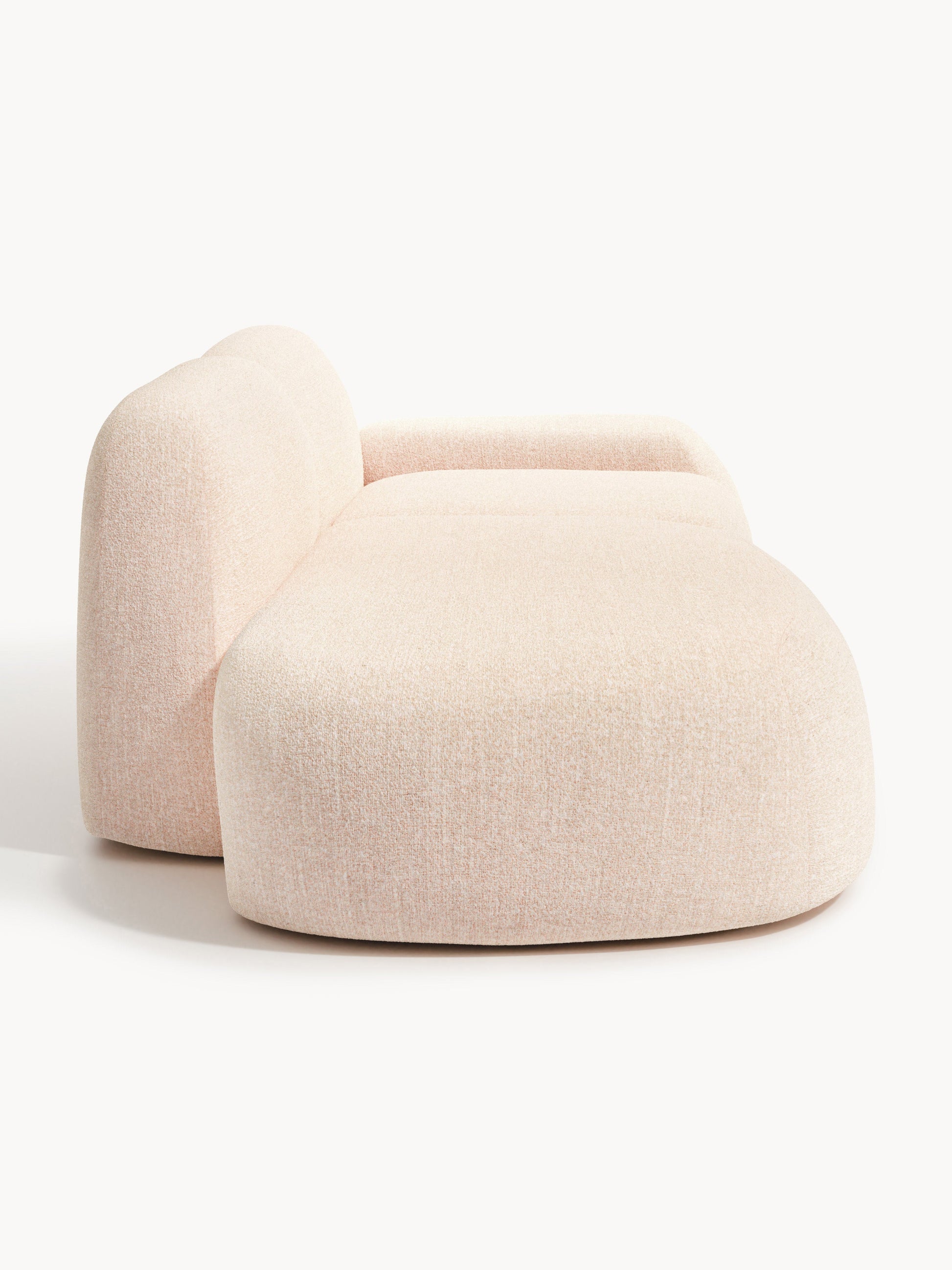 Wolna Modular Bouclé Chaise (3-Seater)