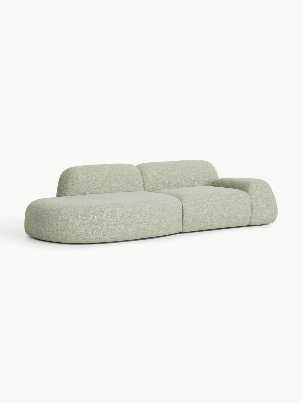 Wolna Modular Bouclé Chaise (3-Seater)