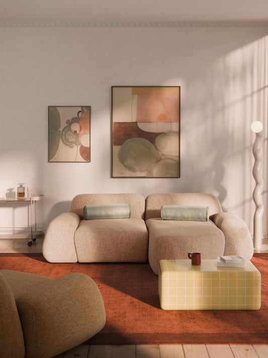 Wolna Modular Bouclé Corner Sofa (3-Seater)