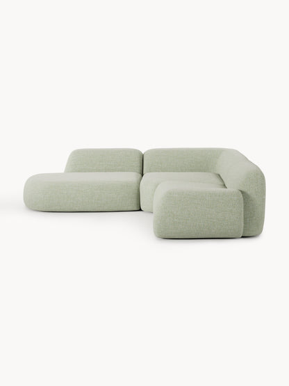 Wolna Modular Bouclé Corner Sofa (4-Seater) with Chaise Longue
