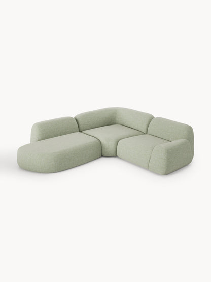 Wolna Modular Bouclé Corner Sofa (4-Seater) with Chaise Longue