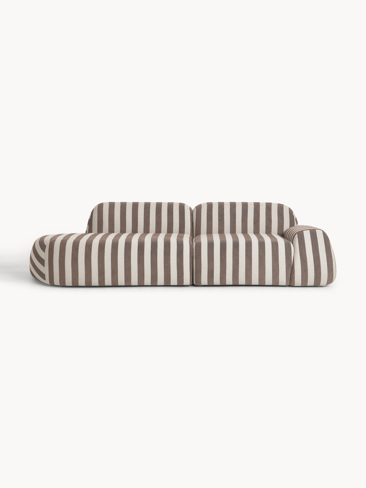 Wolna Modular Striped Sofa (3-Seater)