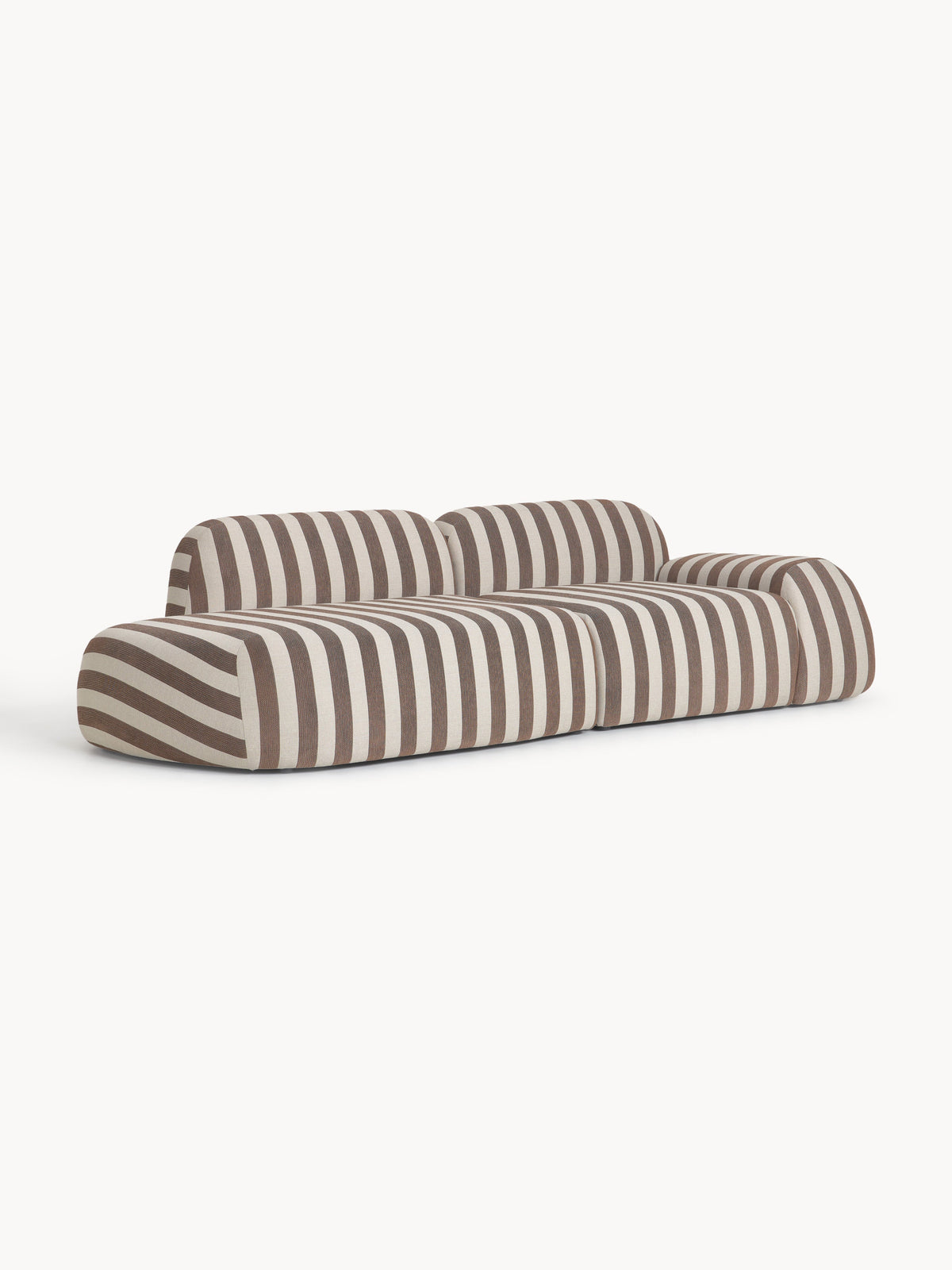 Wolna Modular Striped Sofa (3-Seater)