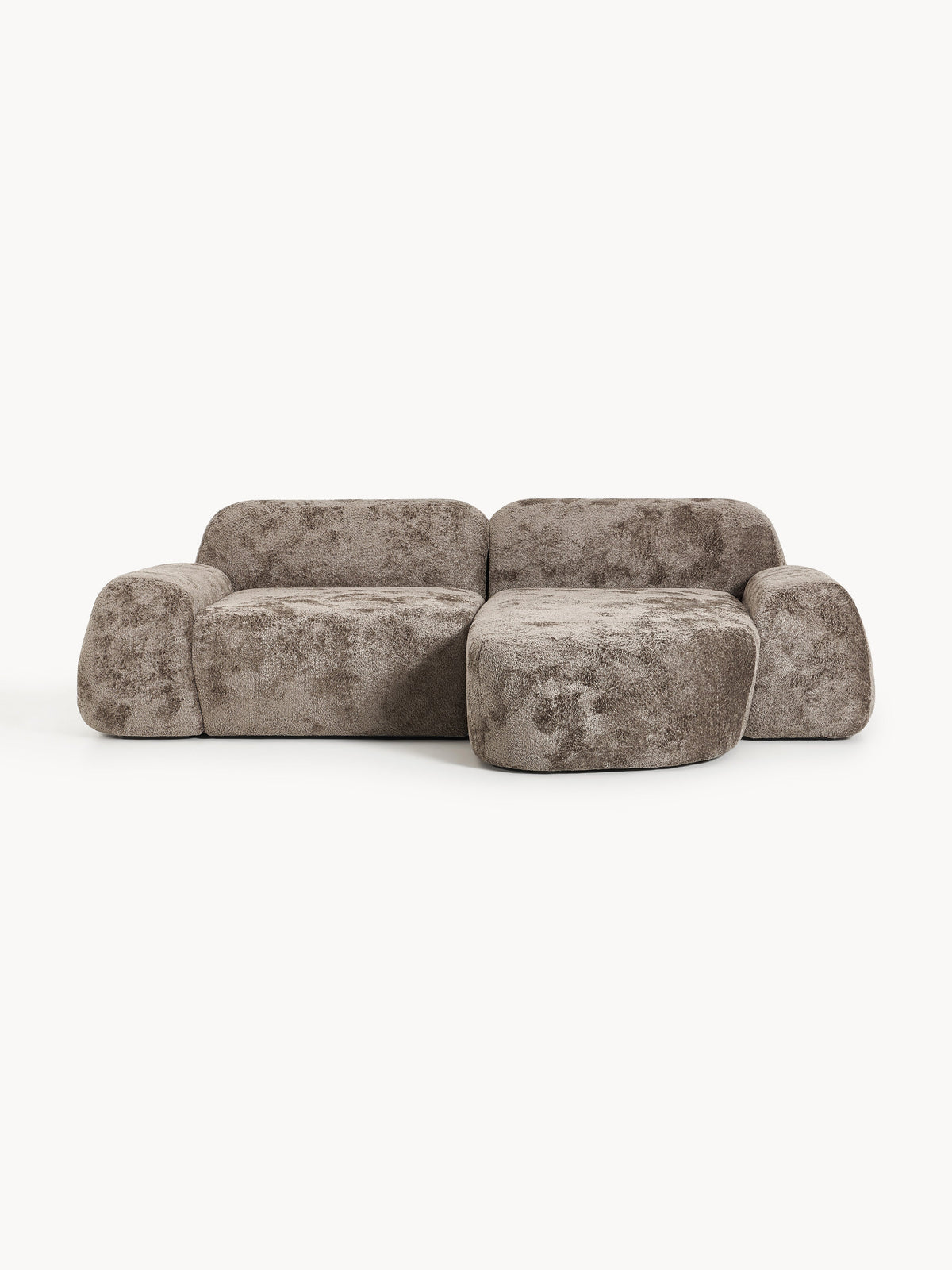 Wolna Modular Teddy Bouclé Corner Sofa (3-Seater)