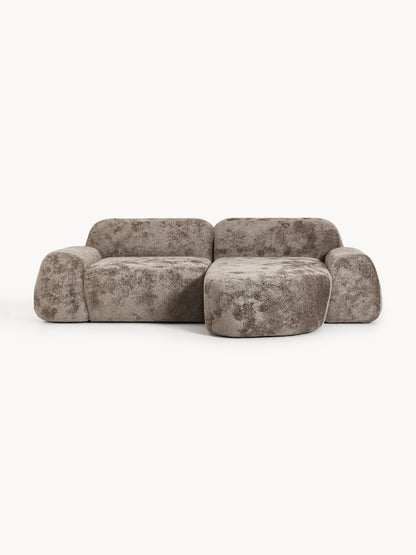 Wolna Modular Teddy Bouclé Corner Sofa (3-Seater)