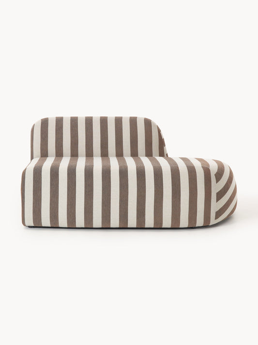 Wolna Striped Chaise Module