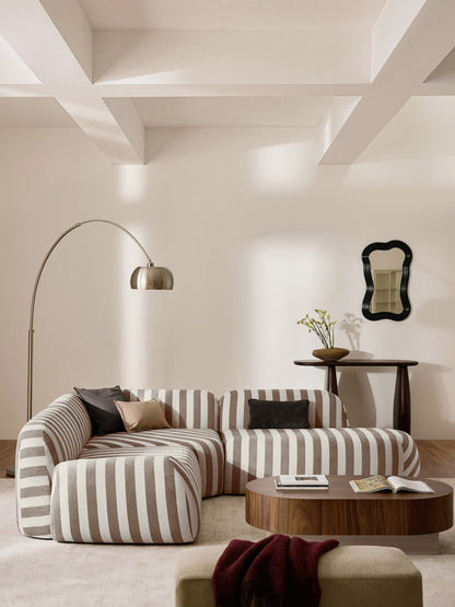 Wolna Striped Chaise Module
