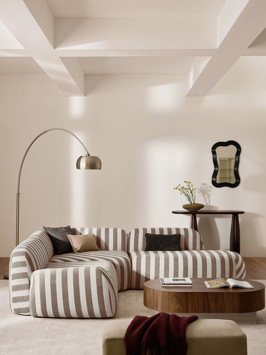 Wolna Striped Chaise Module