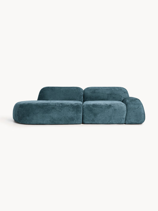 Wolna Teddy Bouclé Modular Chaise (3-Seater)