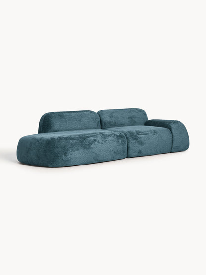 Wolna Teddy Bouclé Modular Chaise (3-Seater)