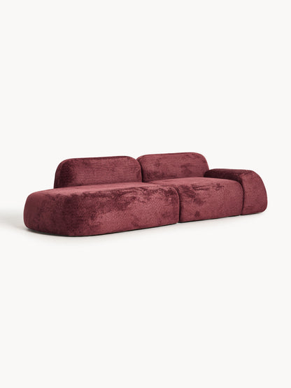 Wolna Teddy Bouclé Modular Chaise (3-Seater)