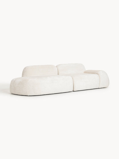 Wolna Teddy Bouclé Modular Chaise (3-Seater)