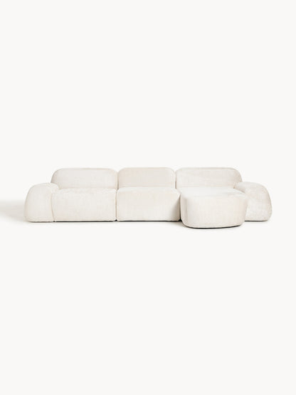 Wolna Teddy Bouclé Modular Corner Sofa (4-Seater)