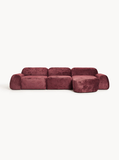 Wolna Teddy Bouclé Modular Corner Sofa (4-Seater)