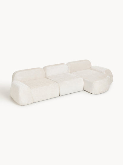 Wolna Teddy Bouclé Modular Corner Sofa (4-Seater)