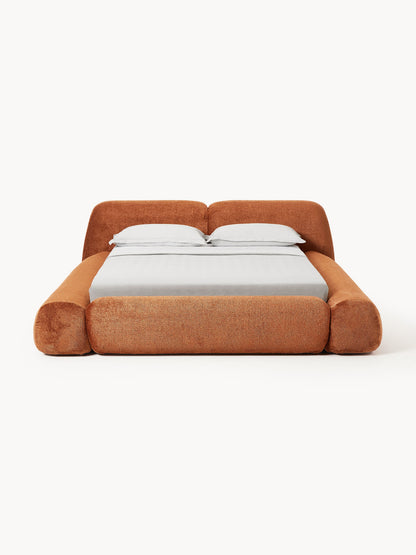 Wolna Teddy Bouclé Upholstered Bed